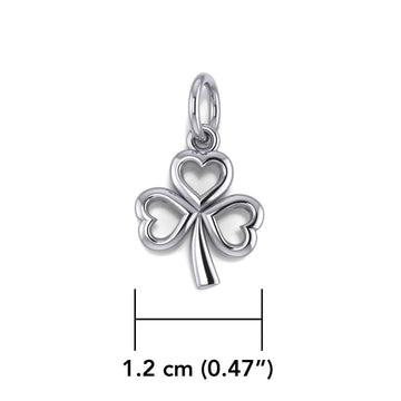 Shamrock Silver Charm TC172 - Jewelry